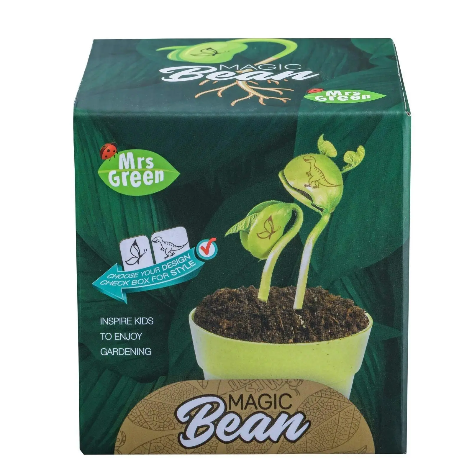 2x Mrs Green Magic Beans Growing Plant Kids/Child Science Educational Toy Assort