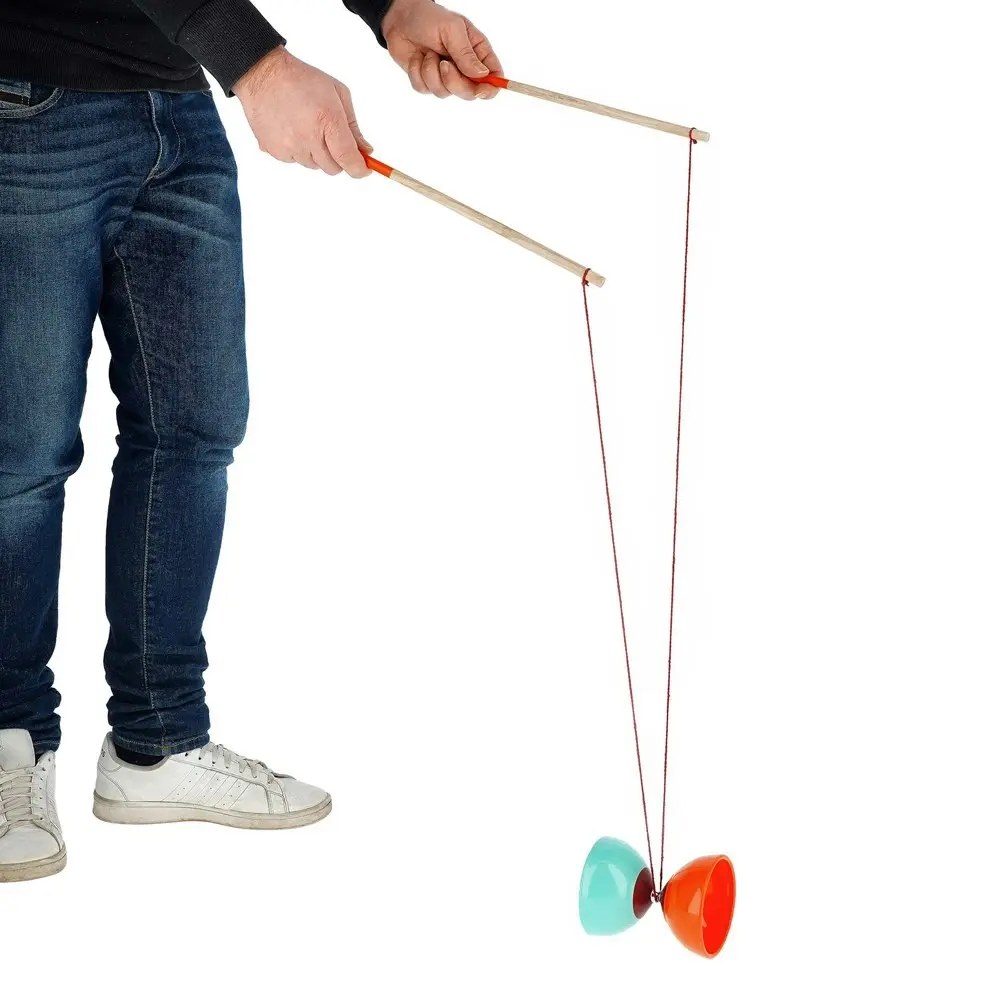 Legami Diabolo Chinese Yo-Yo w/ Wooden Stick Juggling/Circus Play Game Toy