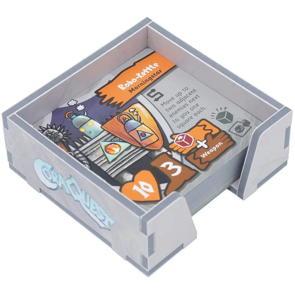 Folded Space Game Inserts Divider Tray Boardgame Organiser Box For CoraQuest