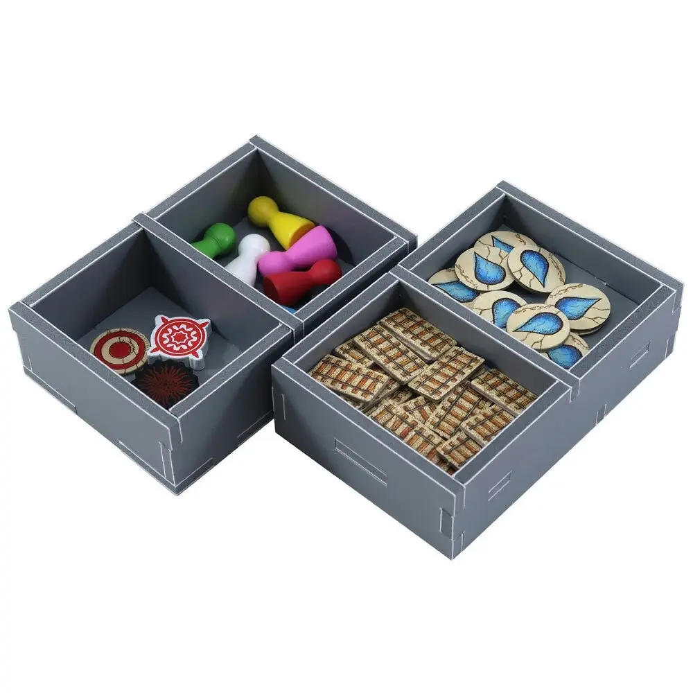 Folded Space Game Inserts Divider Tray Boardgame Organiser For Pandemic Games