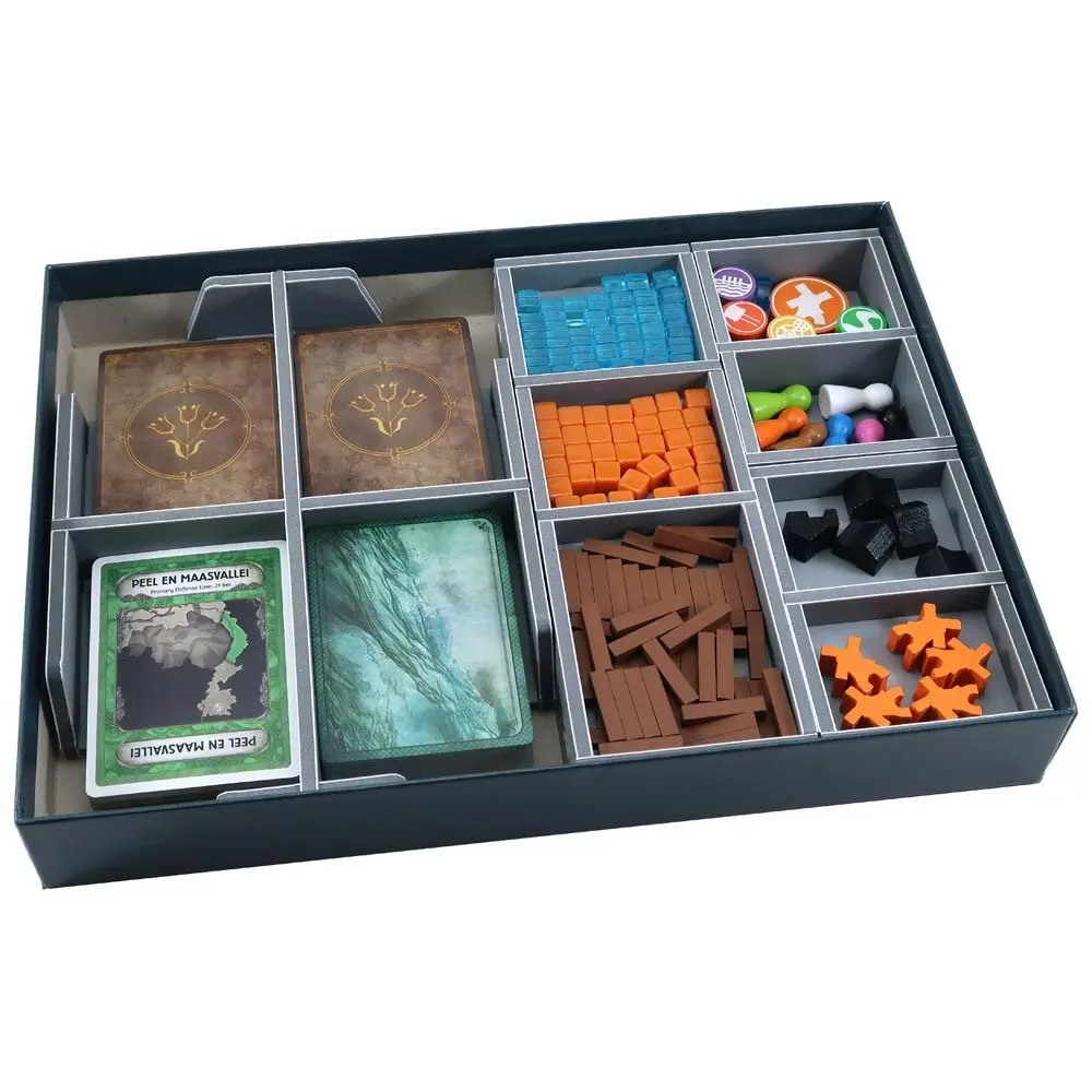 Folded Space Game Inserts Divider Tray Boardgame Organiser For Pandemic Games