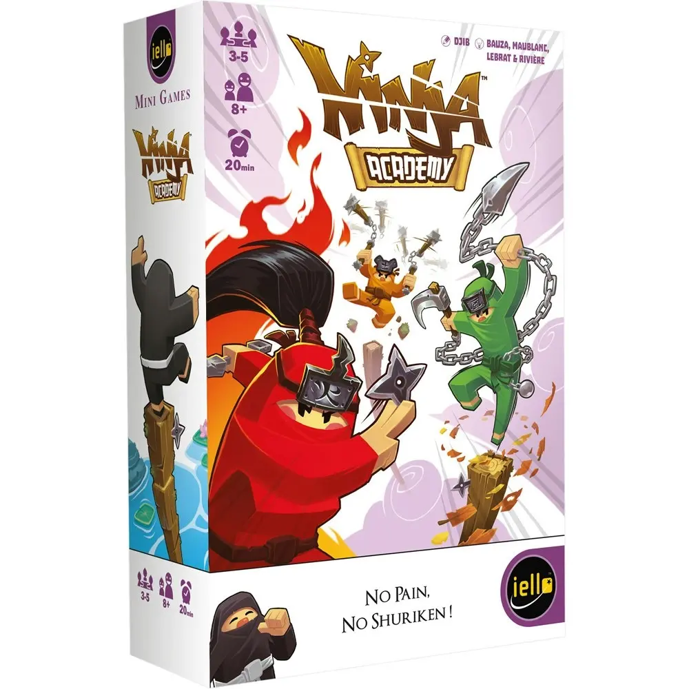 IELLO Ninja Academy Kids/Family Tabletop Interactive Board Strategy Fun Game 8y+