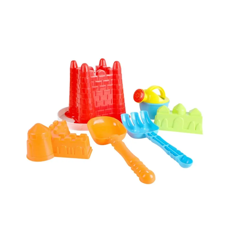 2x 6pcRazoo Beach Castle Bucket Playset Kids/Children Fun Toy Set 16x16cm 18m+