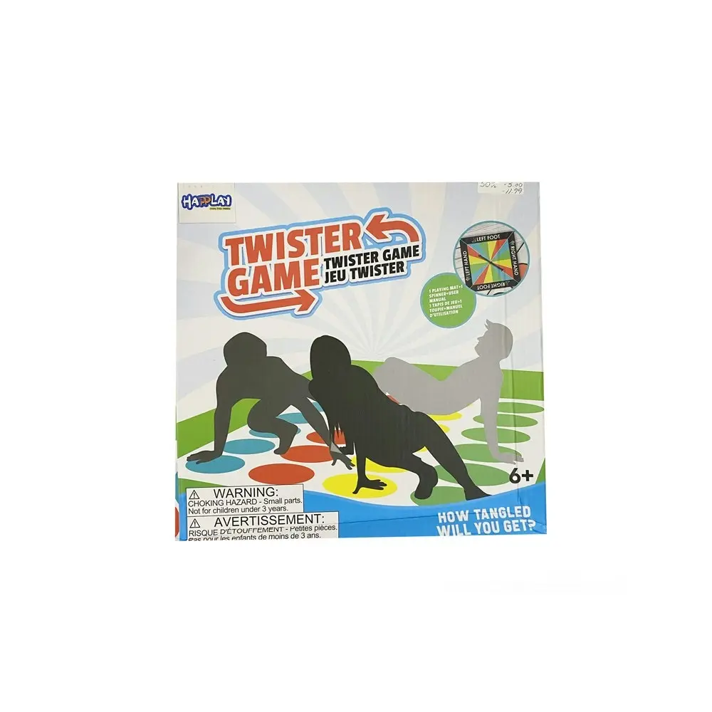 2x 3pcRazoo Twist And Turn Twister Kids/Children Game Play Toy Set 27x27cm 3+