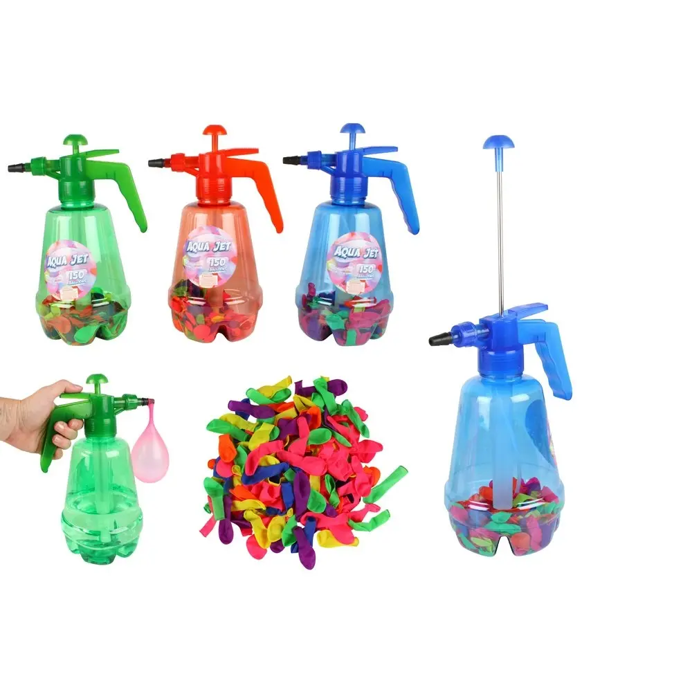 2x 150pc Razoo Water Balloon Air Filling Station Kids Toy Asstd Colours 8+