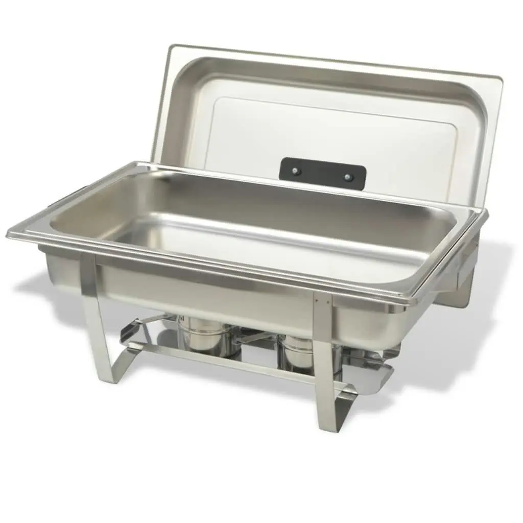 2 Piece Chafing Dish Set Stainless Steel 50528