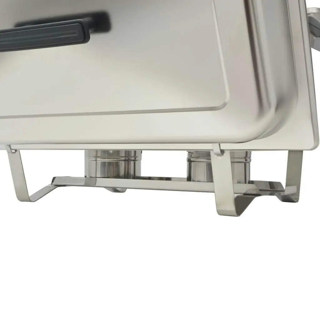 2 Piece Chafing Dish Set Stainless Steel 50528