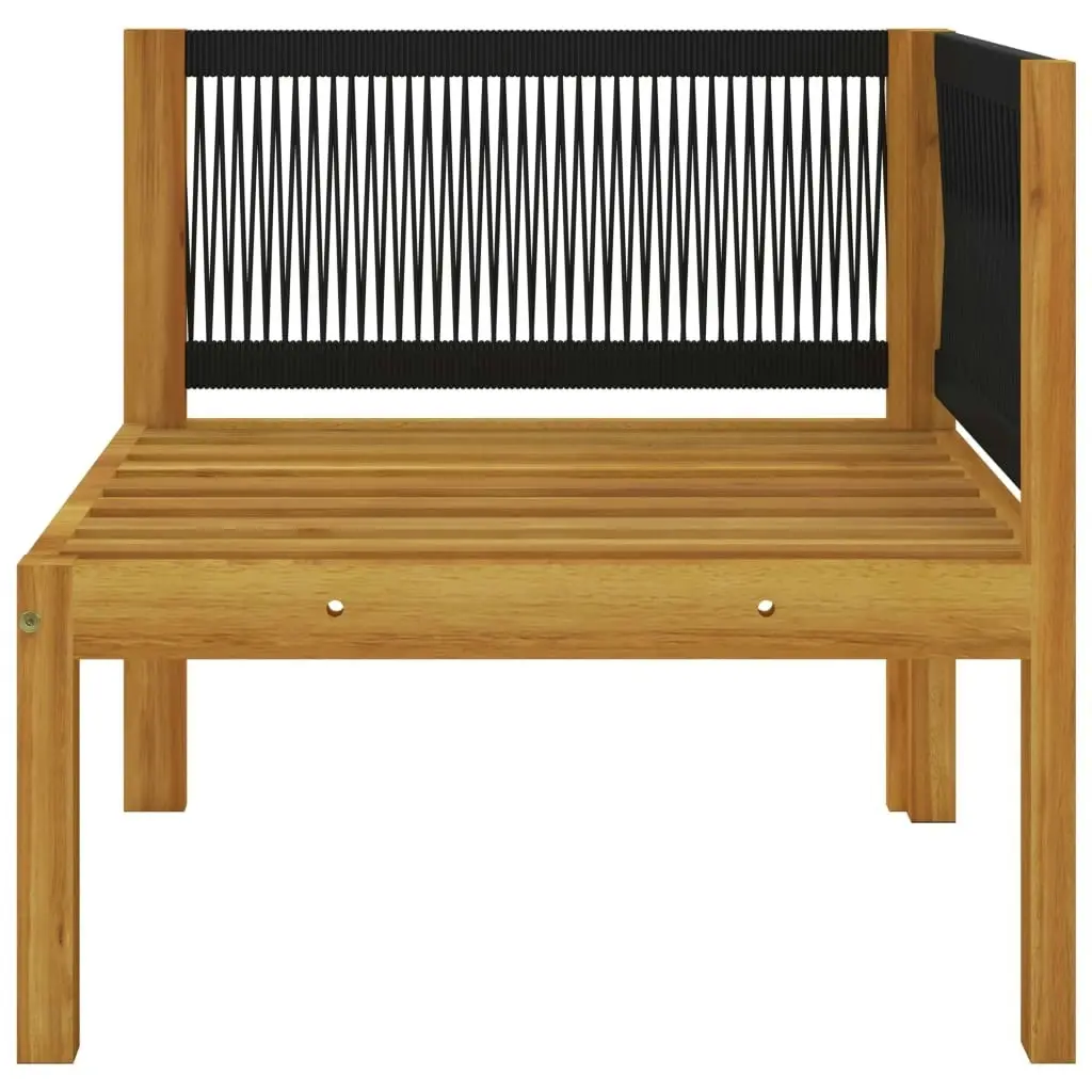 2-seater Garden Bench with Cushions Solid Acacia Wood 3068853