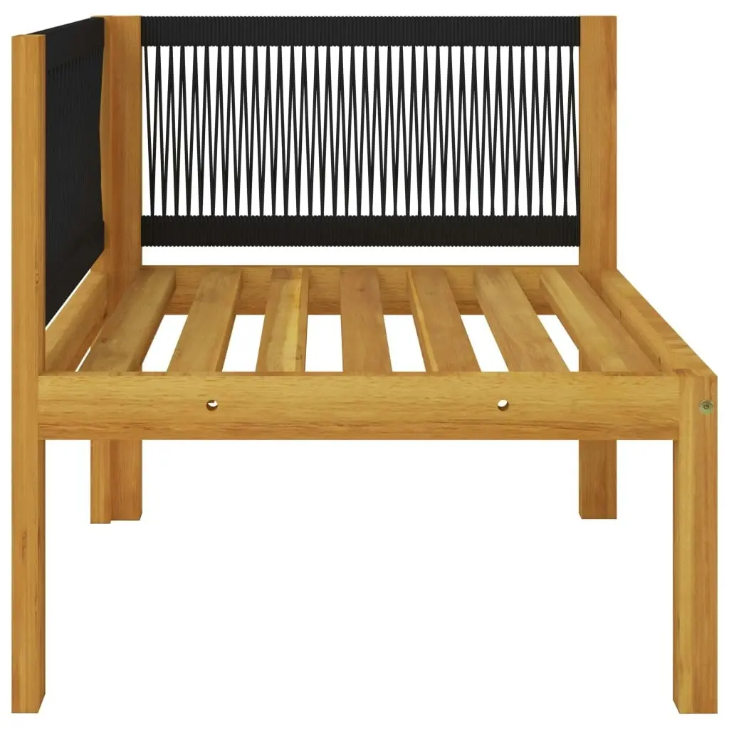 2-seater Garden Bench with Cushions Solid Acacia Wood 3068853