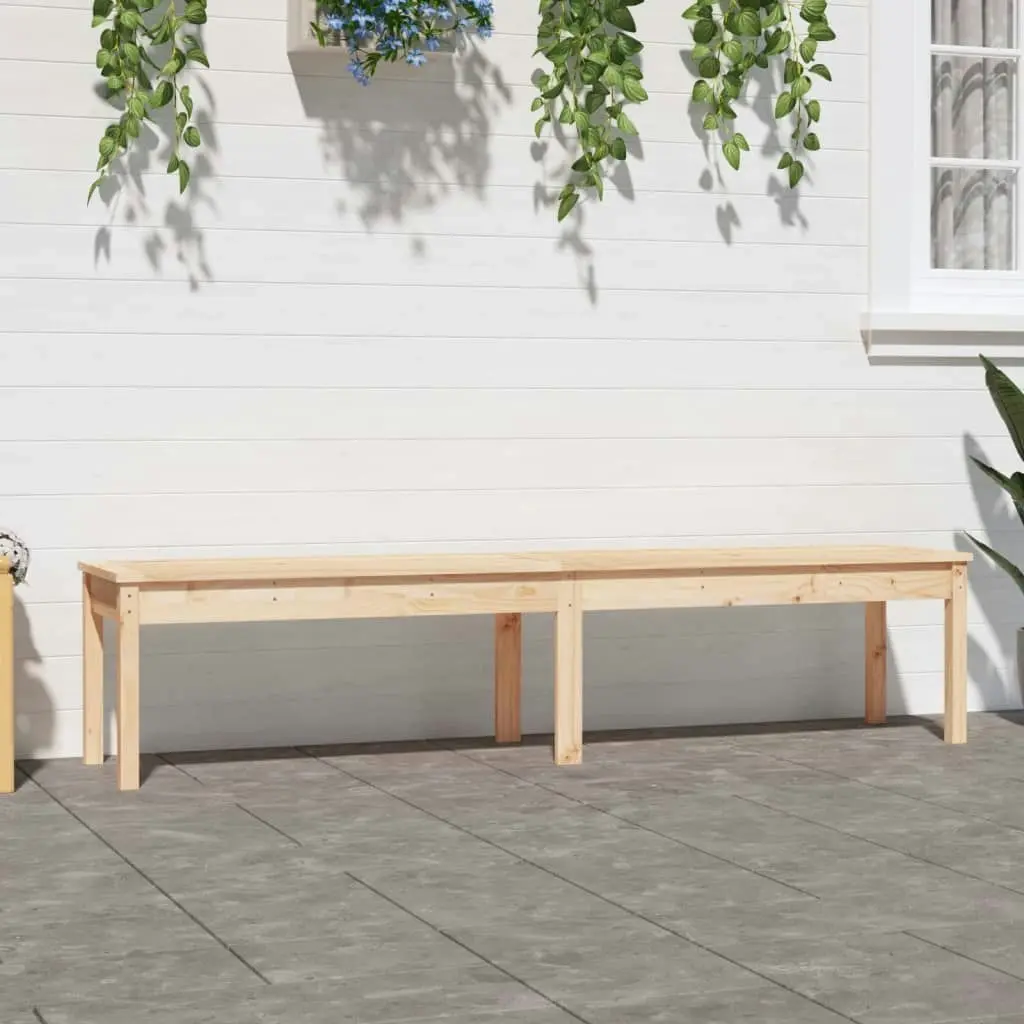 2-Seater Garden Bench 203.5x44x45 cm Solid Wood Pine 824018