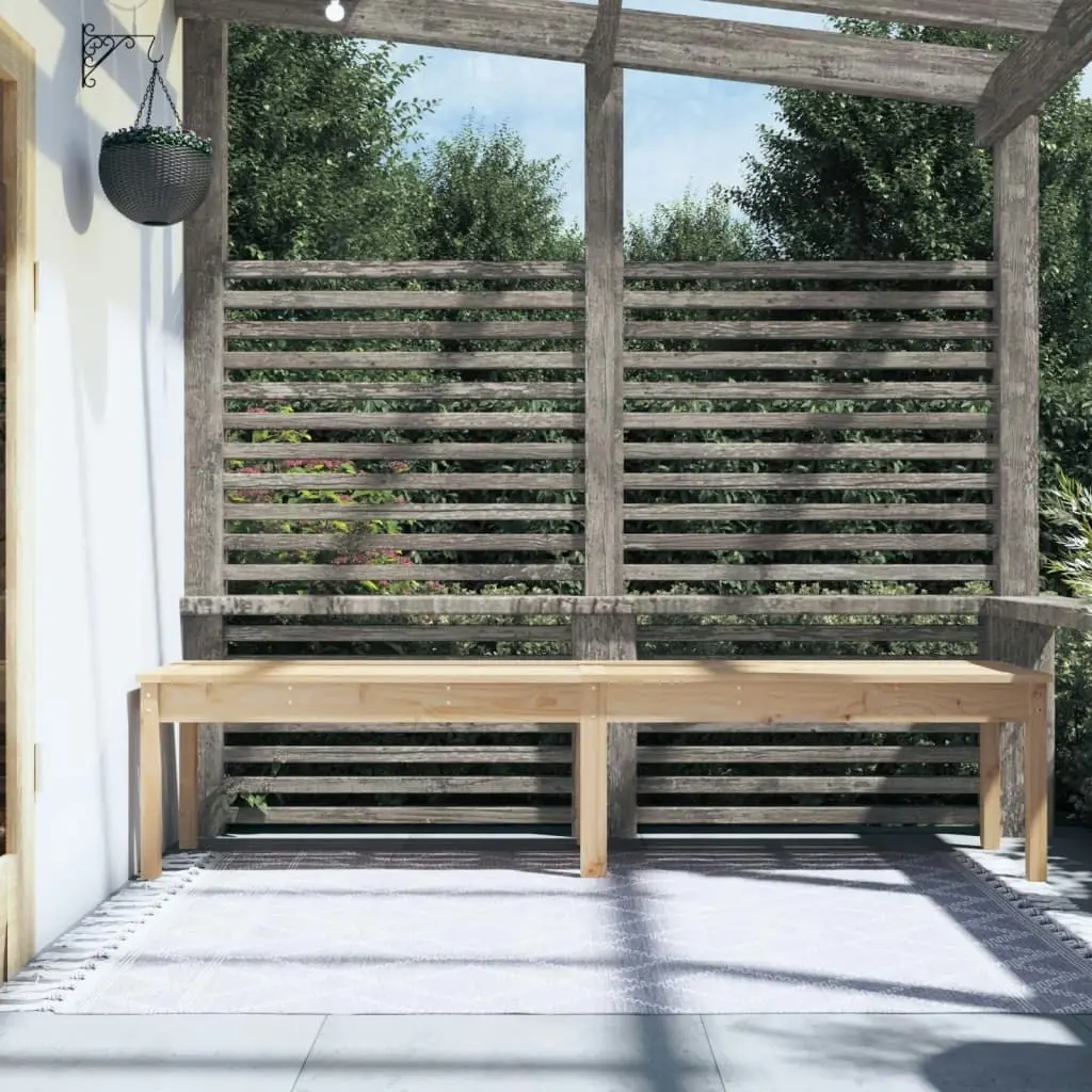 2-Seater Garden Bench 203.5x44x45 cm Solid Wood Pine 824018