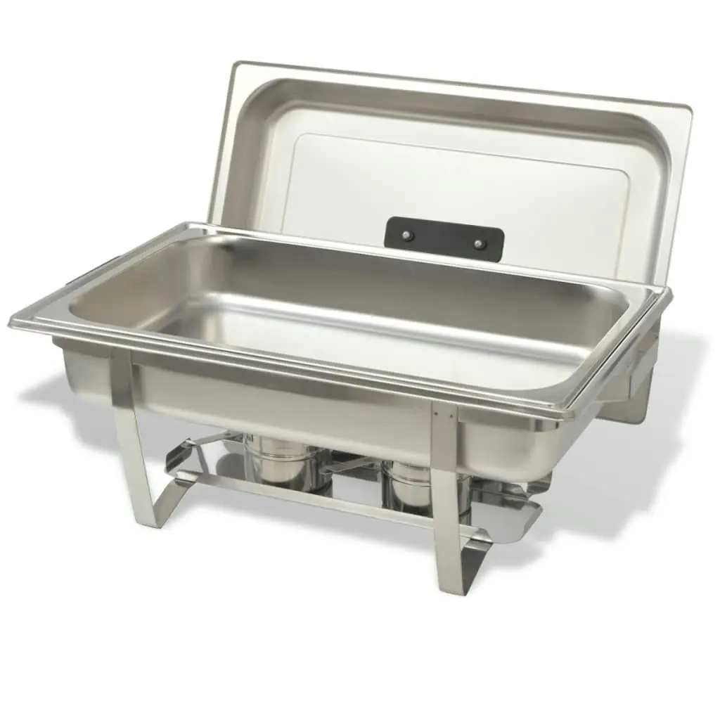 3 Piece Chafing Dish Set Stainless Steel 50529