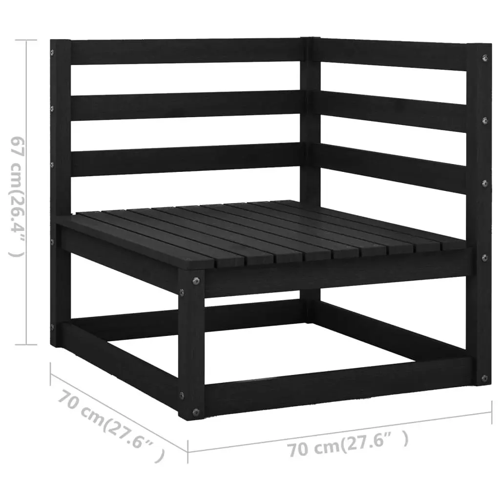 4-Seater Garden Sofa with Cushions Solid Pinewood 3076413