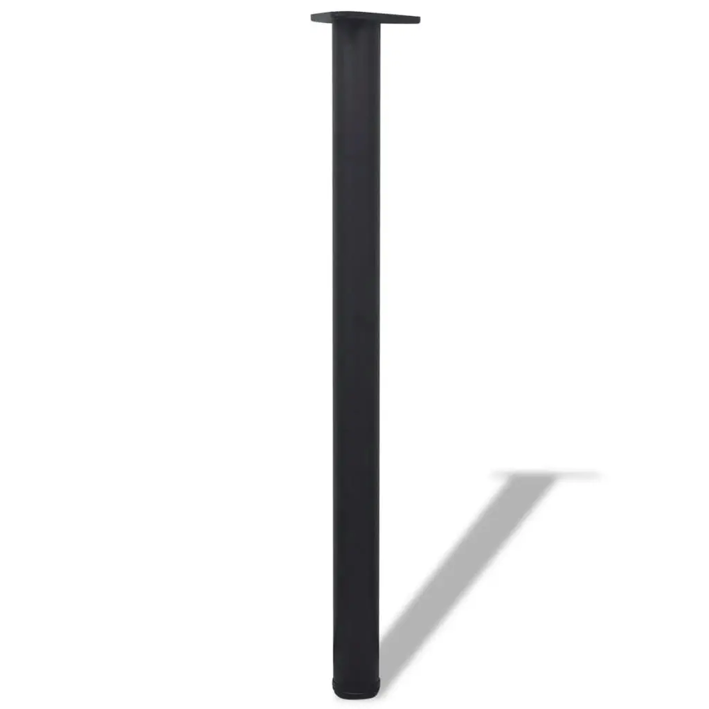 Adjustable Table Legs 4 pcs Black 870 mm 242149