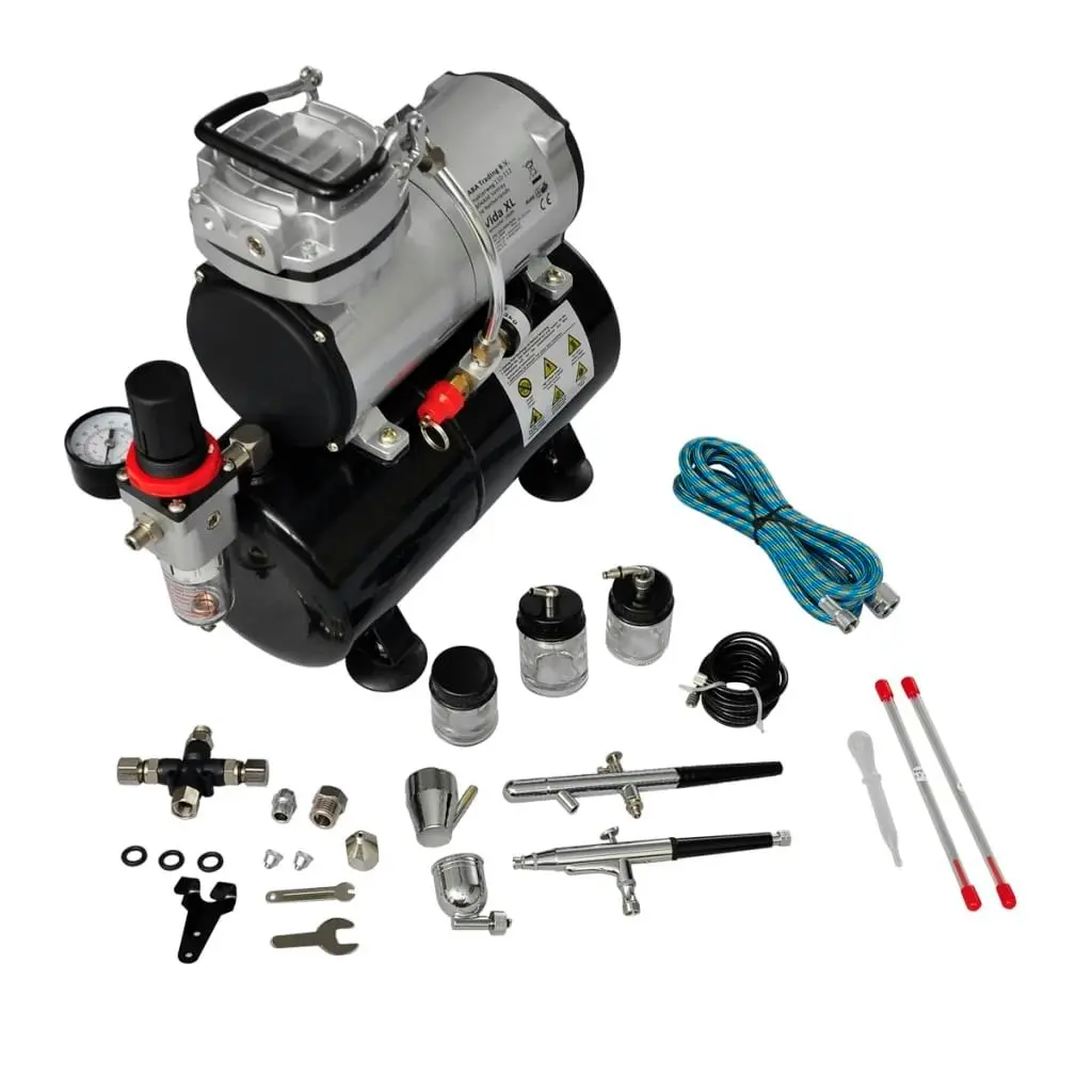 Airbrush Compressor Set with 2 Pistols 140285