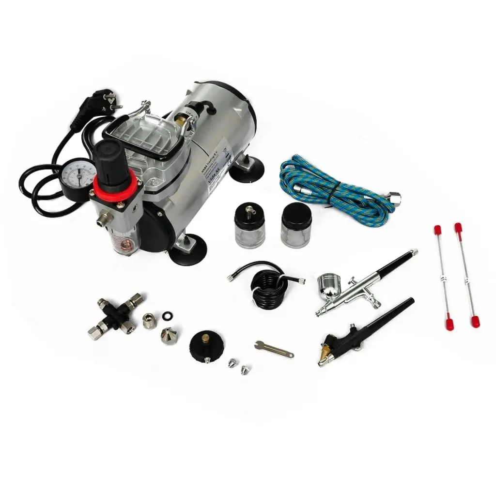 Airbrush Compressor Set with 2 Pistols 140283