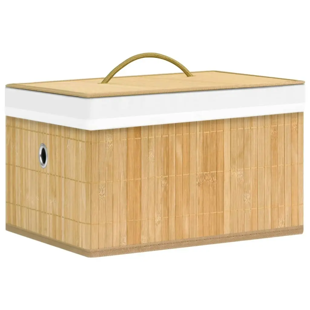 Bamboo Storage Boxes 4 pcs 320765