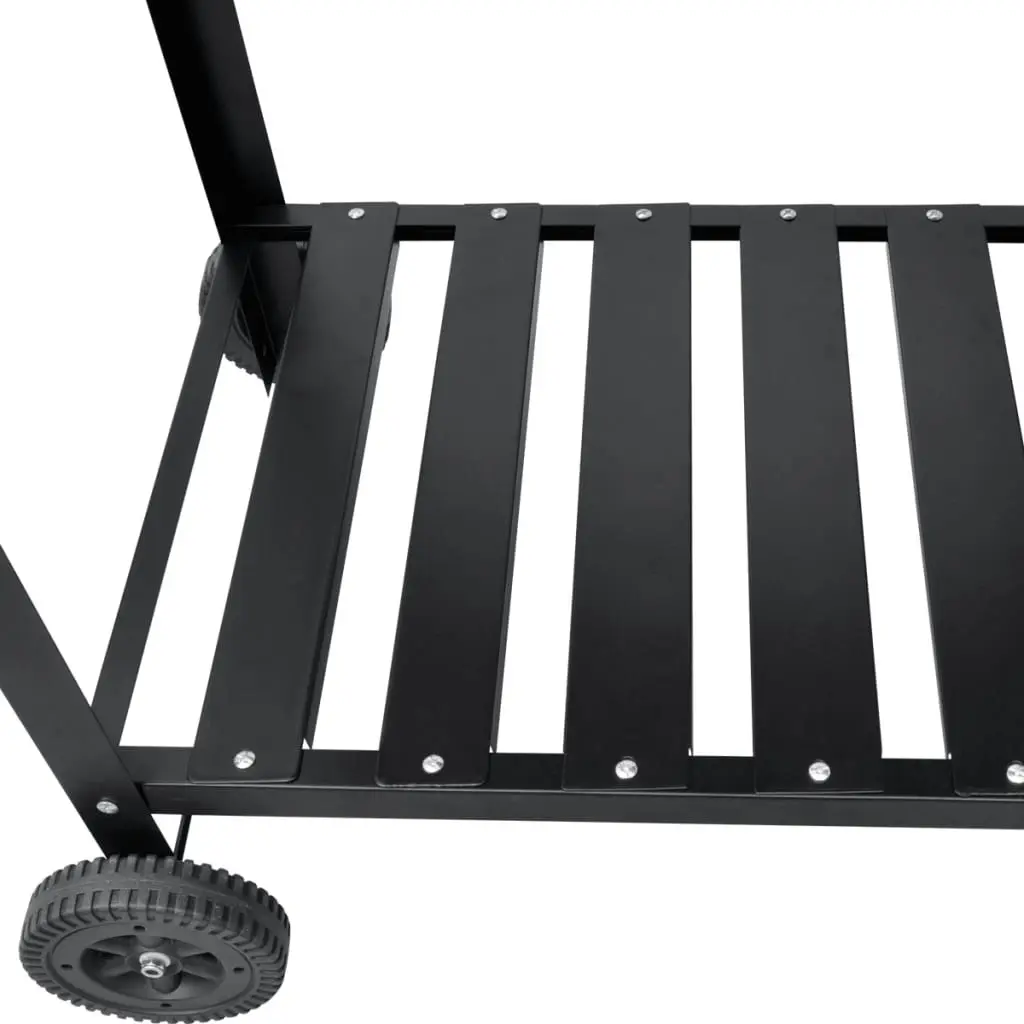 BBQ Stand Charcoal Barbecue 2 Wheels 40714