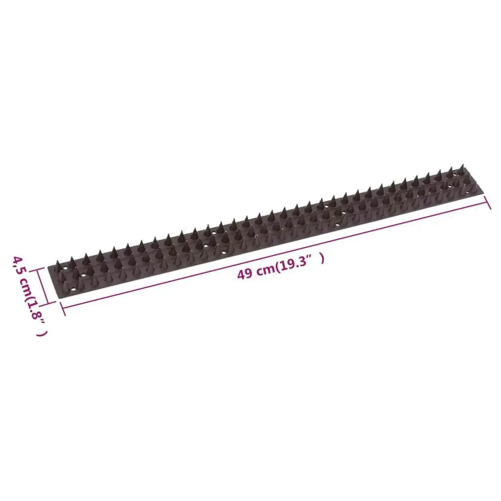 Bird Control Spikes 49 x 4.5 x 1.7 cm Set of 20 41369