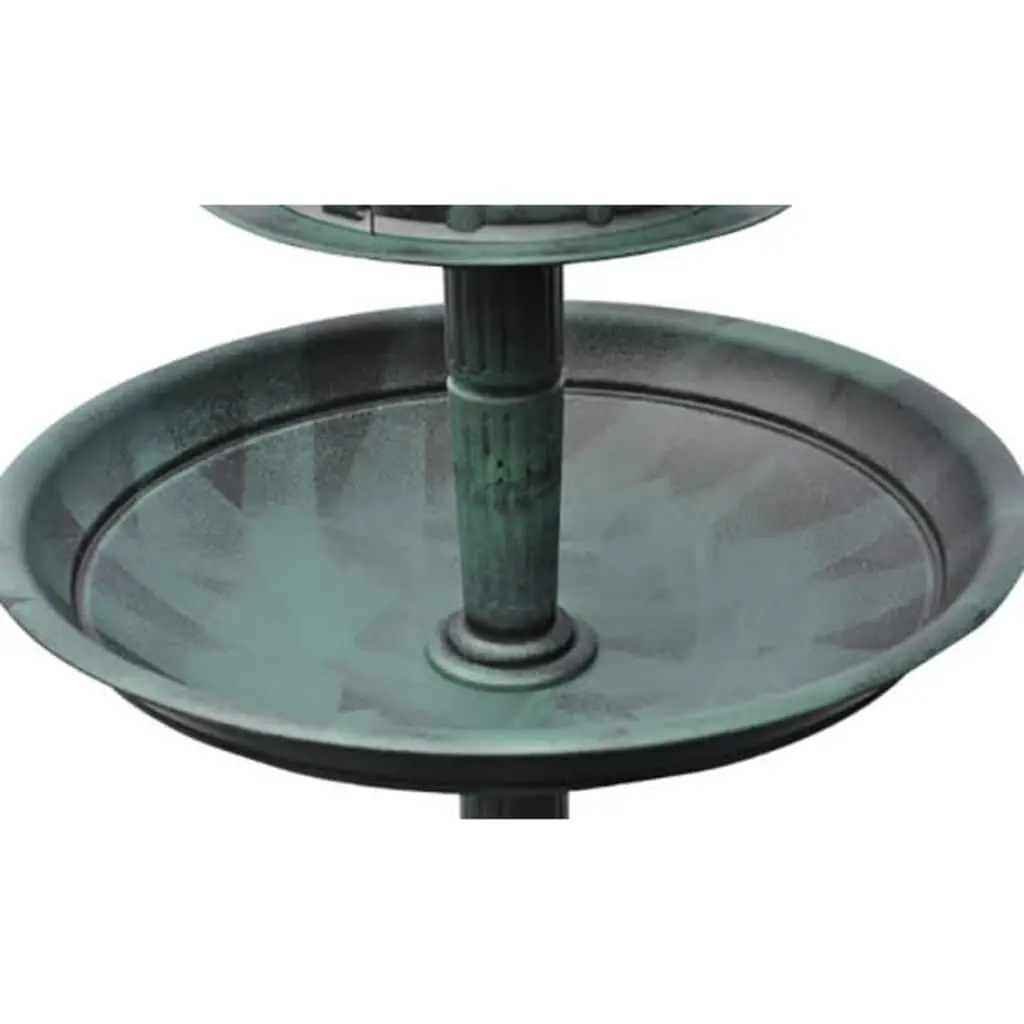 Bird Bath/ Feeder with Solar Light 40537