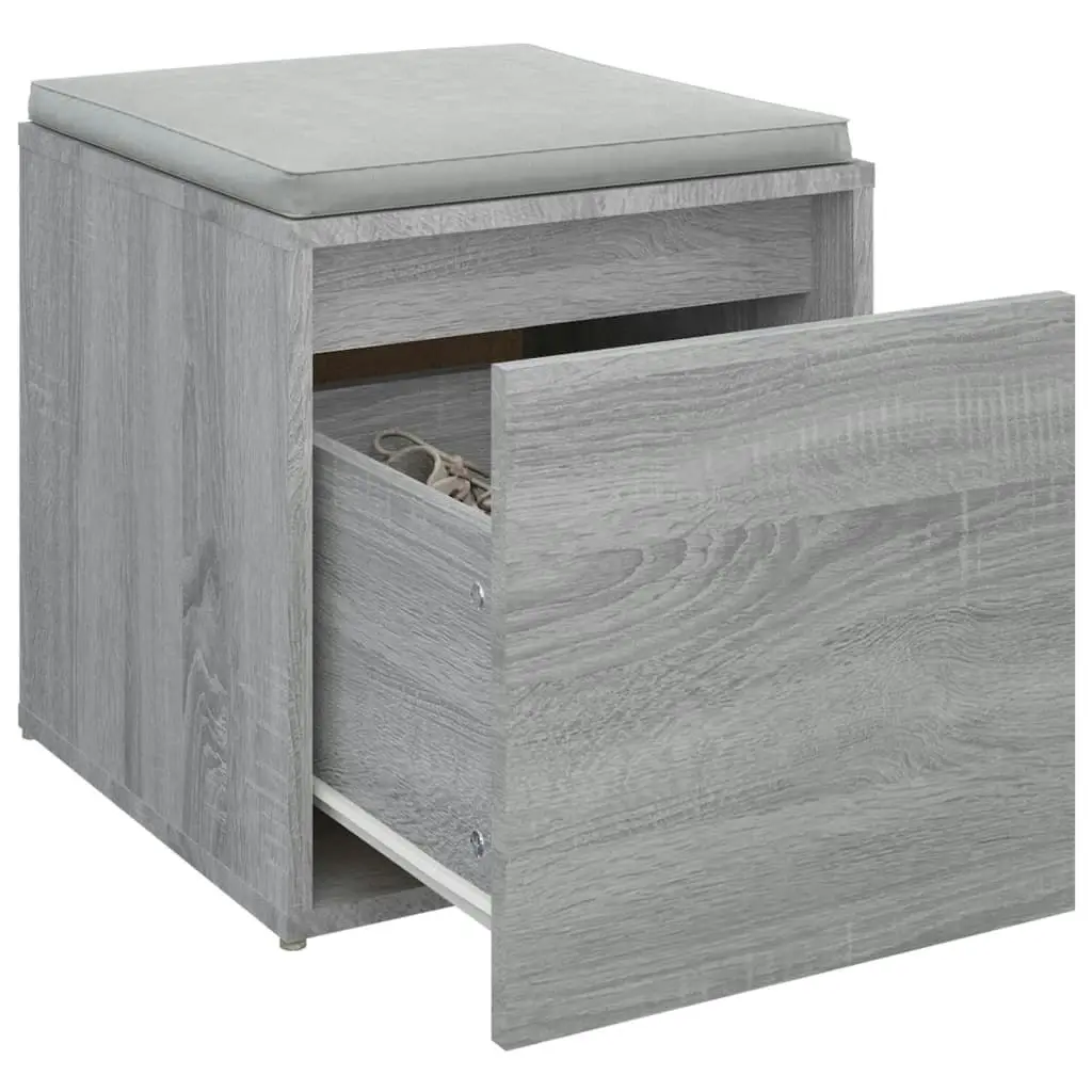 Box Drawer Grey Sonoma 40.5x40x40 cm Engineered Wood 820518