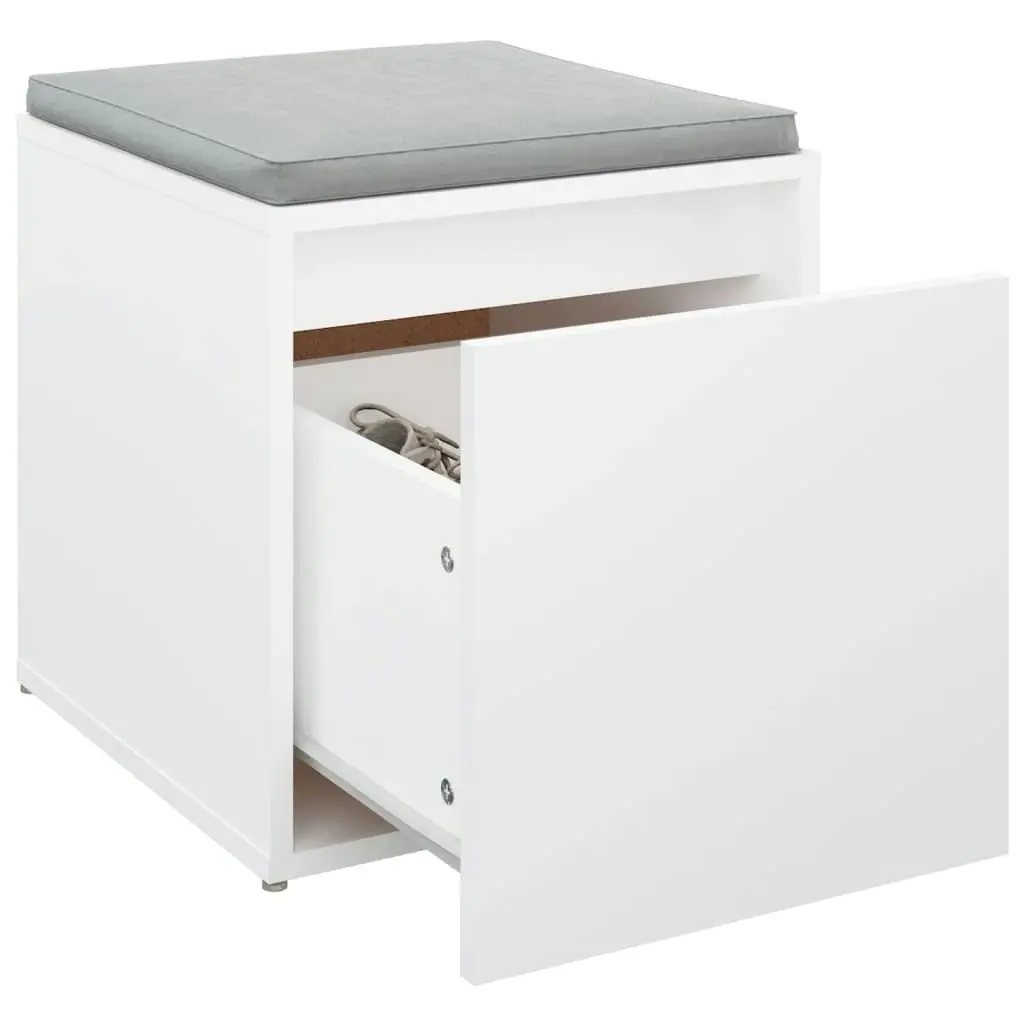 Box Drawer White 40.5x40x40 cm Engineered Wood 808774