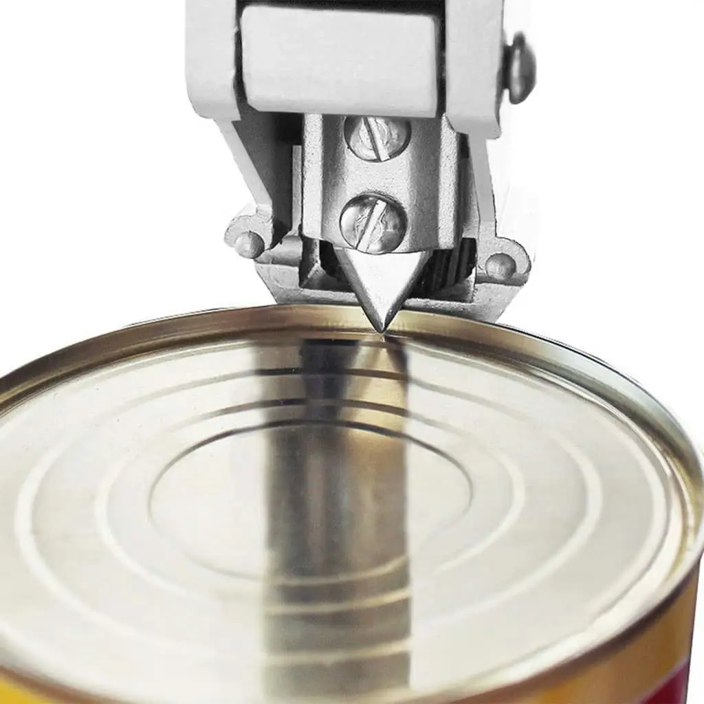 Canned Food Can Opener Silver 70 cm Aluminum and Stainless Steel 50958