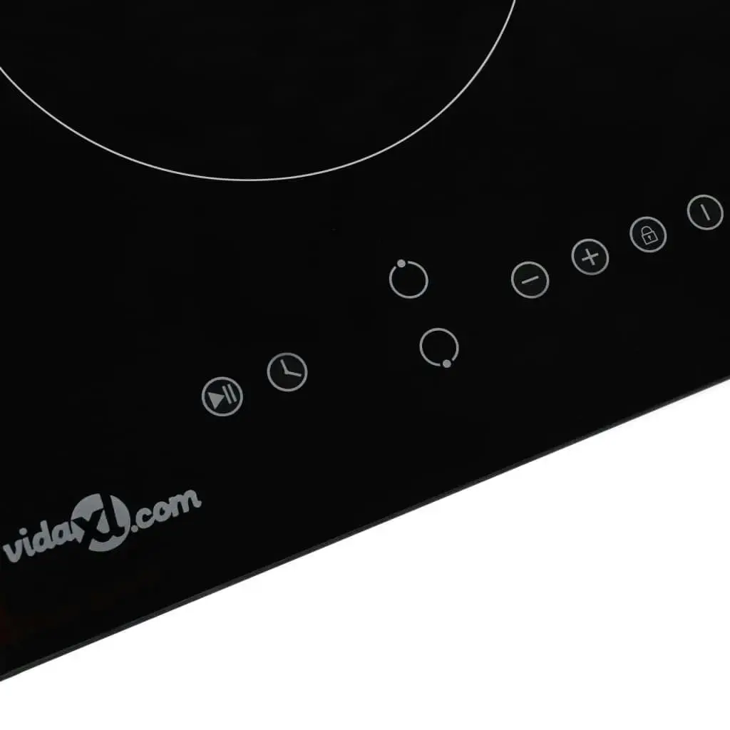 Ceramic Hob with 2 Burners Touch Control 3000 W 51734