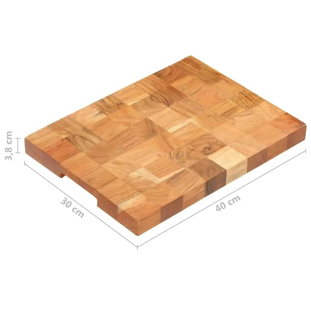 Chopping Board 40x30x3.8 cm Solid Acacia Wood 286571