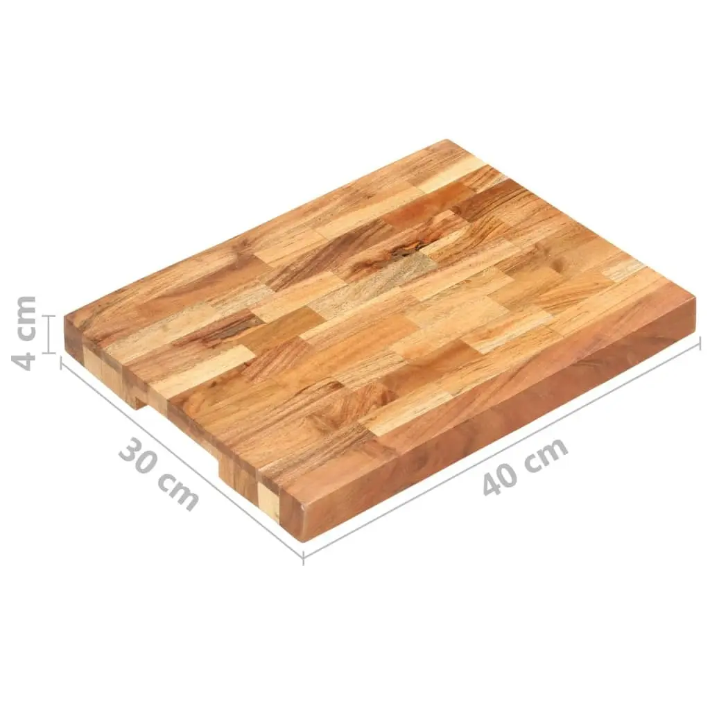 Chopping Board 40x30x4 cm Solid Acacia Wood 286568