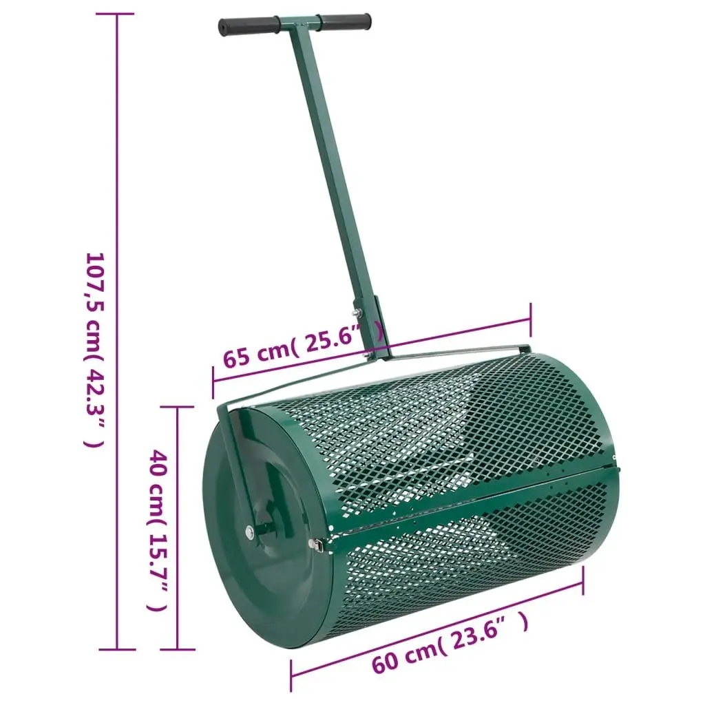 Compost Spreader Green Ø40x60 cm Steel 4009271