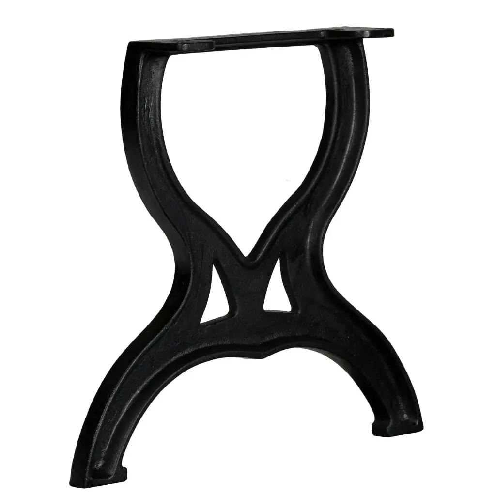 Coffee Table Legs 2 pcs X-Frame Cast Iron 245433