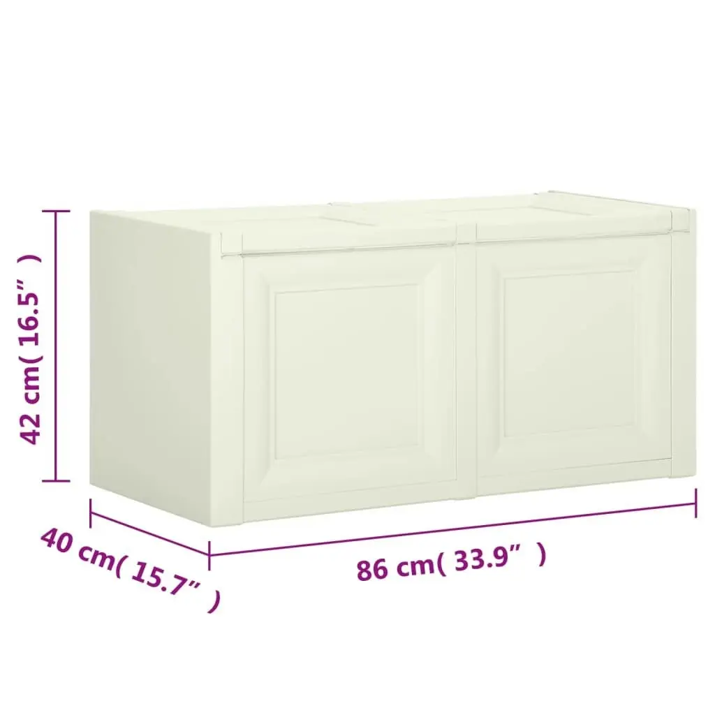 Cushion Box Vanilla Ice 86x40x42 cm 85 L 340611