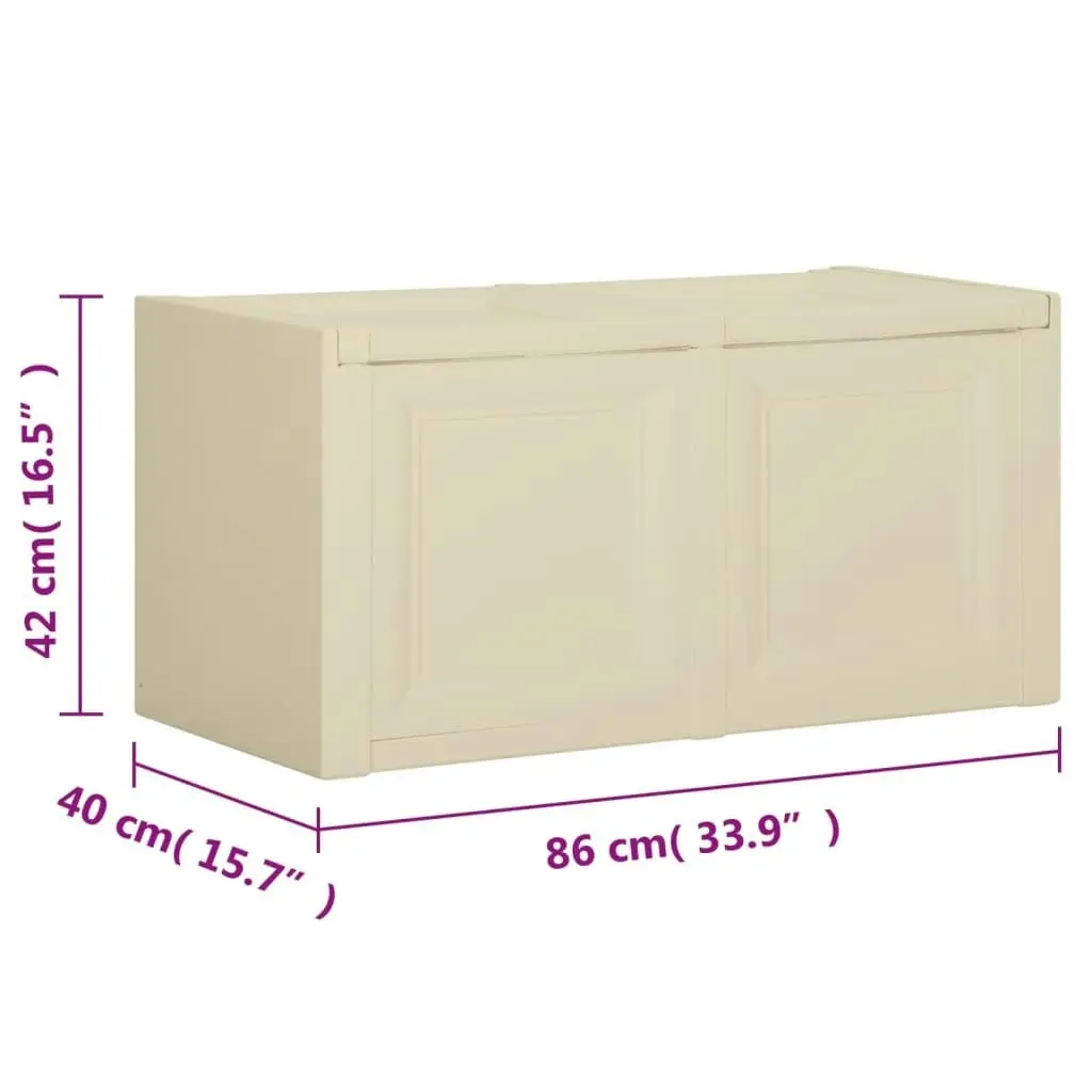 Cushion Box Angora White 86x40x42 cm 85 L 340612