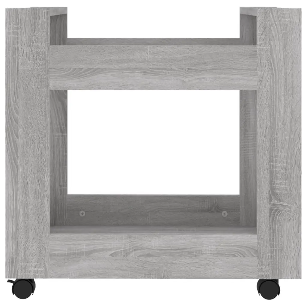 Desk Trolley Grey Sonoma 60x45x60 cm Engineered Wood 816606