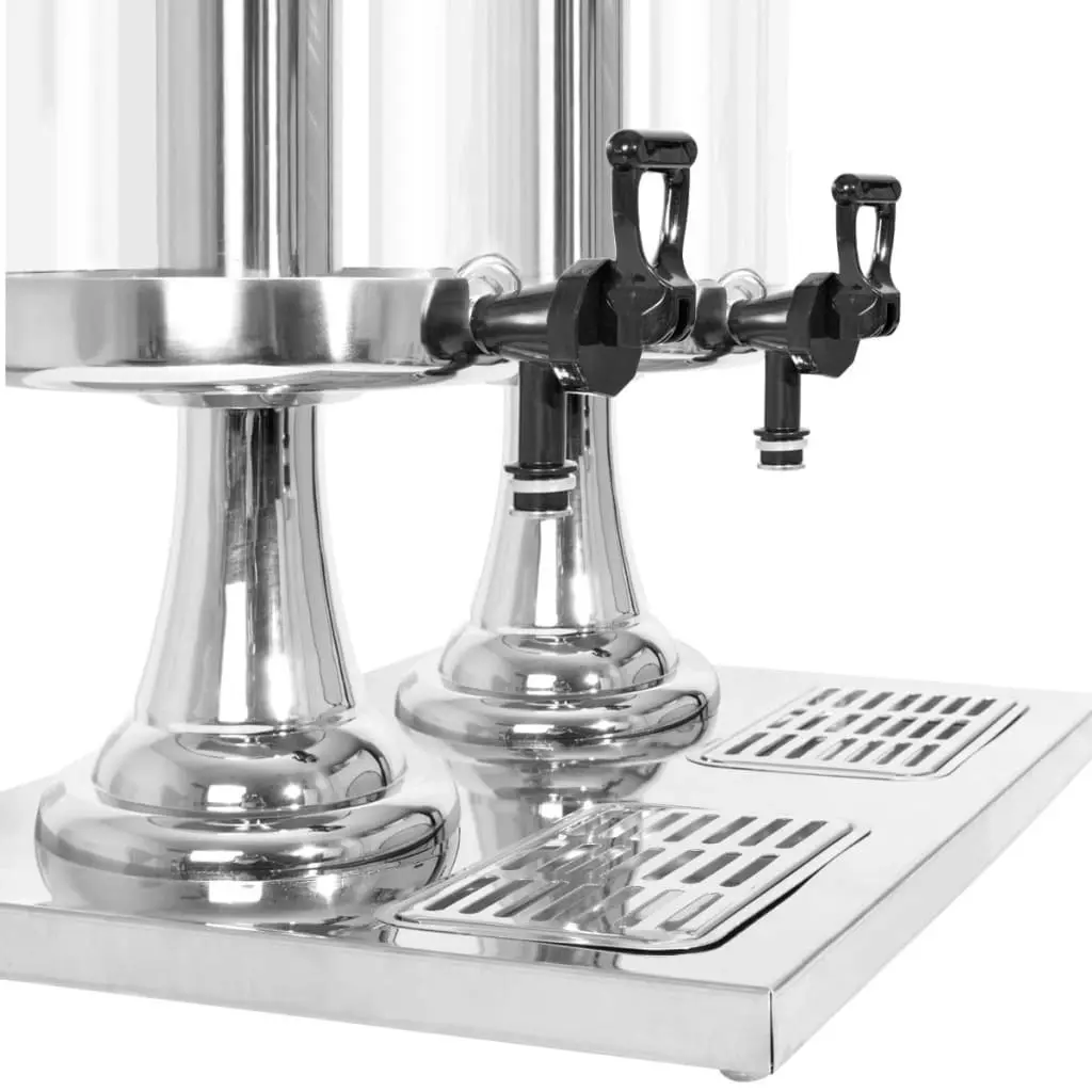 Double Juice Dispenser Stainless Steel 2 x 8 L 50532