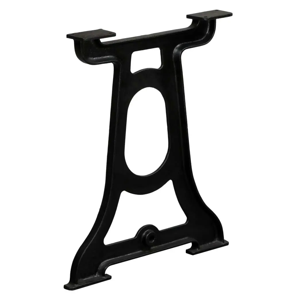 Dining Table Legs 2 pcs Y-Frame Cast Iron 245423