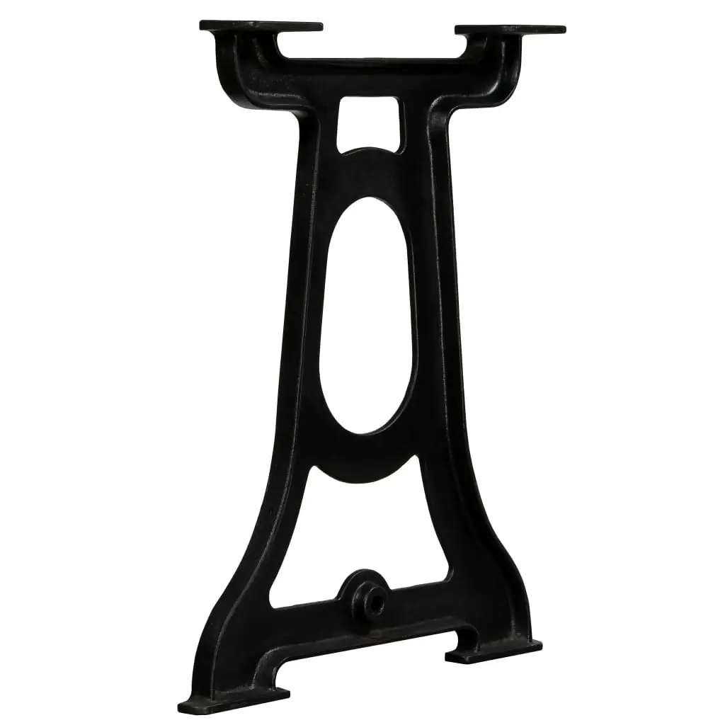 Dining Table Legs 2 pcs Y-Frame Cast Iron 245423