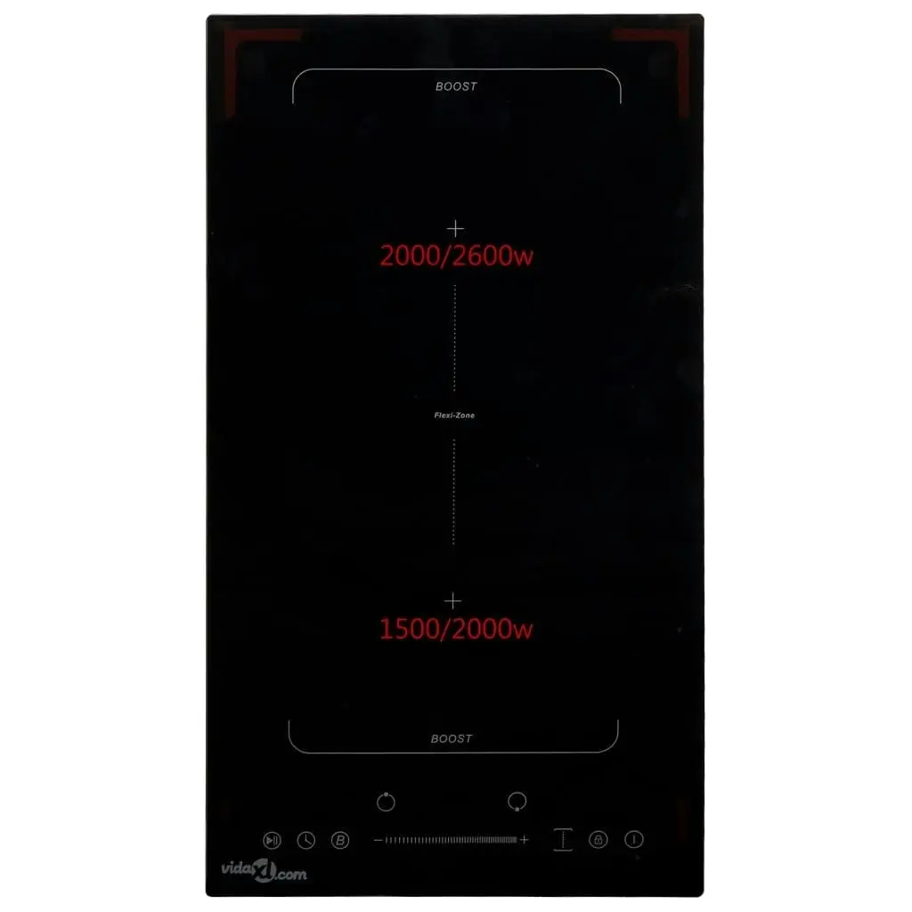 Flexizone Induction Hob with 2 Burners Touch Control Glass 3500W 51738