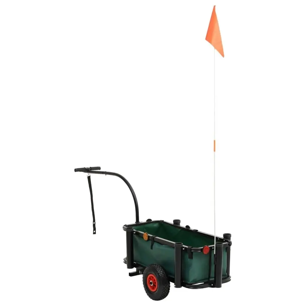 Fishing Trolley with Bag Black Steel 153604