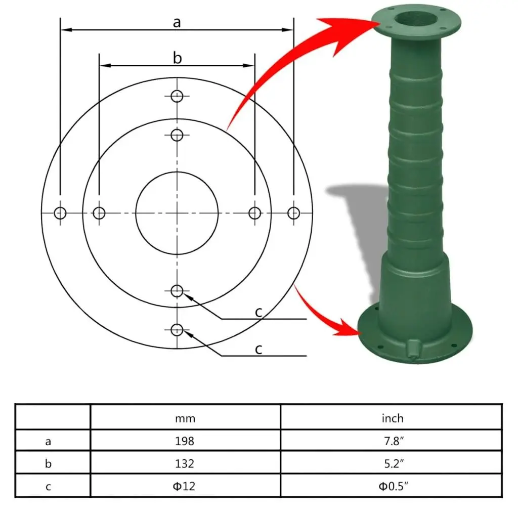 Garden Water Pump with Stand Cast Iron 270167