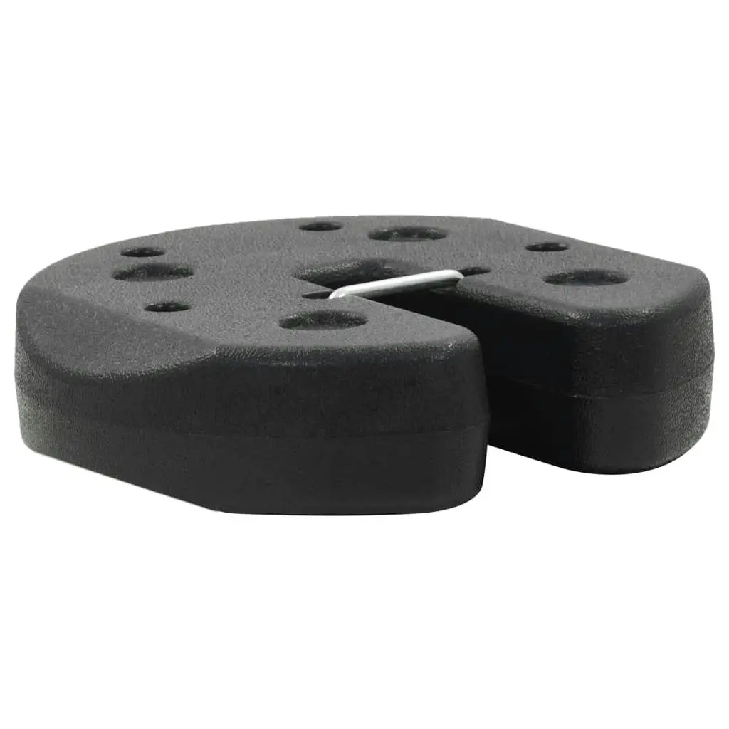 Gazebo Weight Plates 4 pcs Black 220x50 mm Concrete 45210