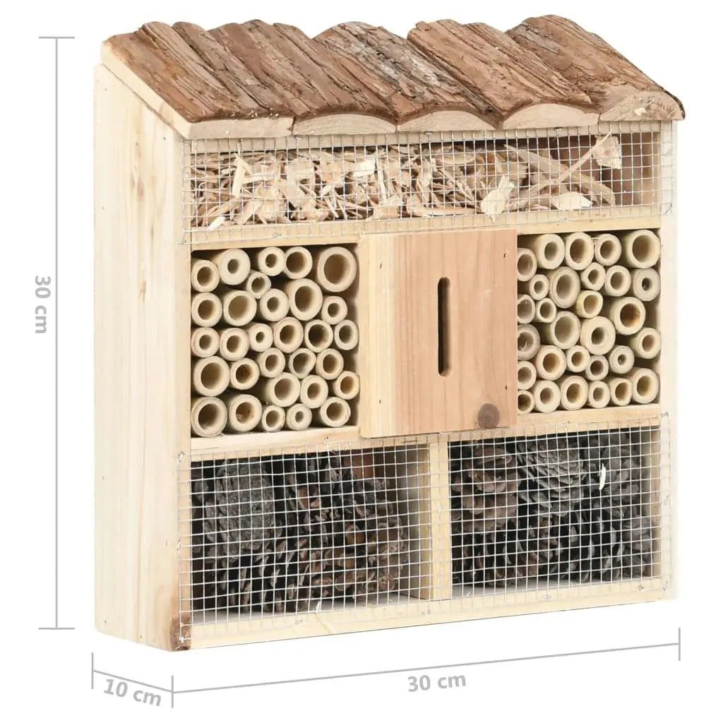 Insect Hotel 30x10x30 cm Firwood 47242