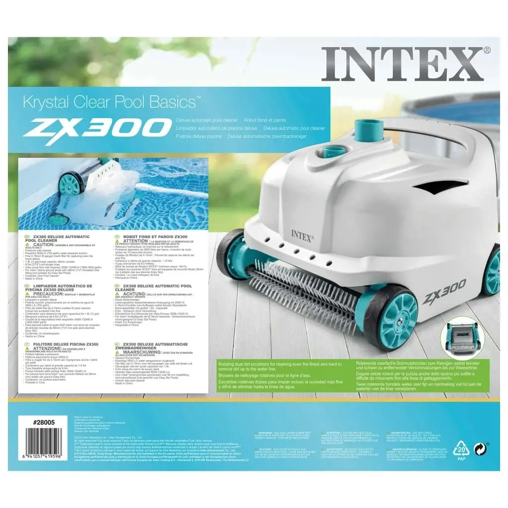 Intex ZX300 Deluxe Automatic Pool Cleaner 3202926