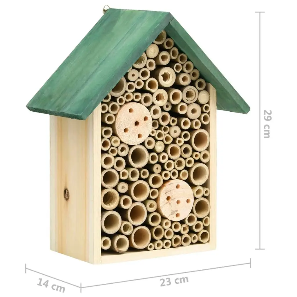 Insect Hotels 2 pcs 23x14x29 cm Solid Firwood 314813