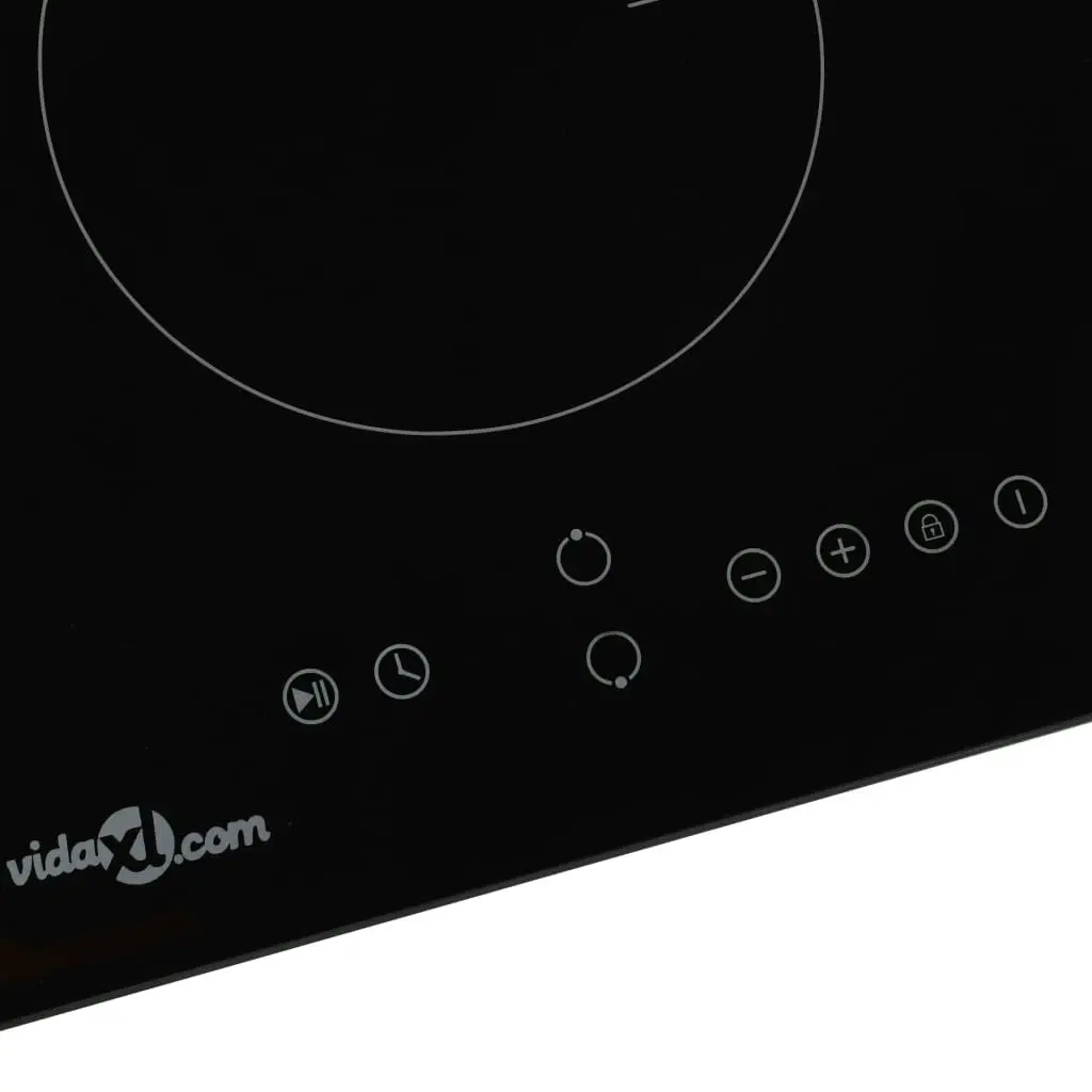 Induction Hob with 2 Burners Touch Control Glass 3500 W 51737