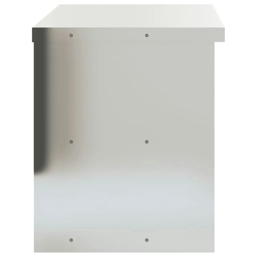 Kitchen Wall Cabinet with Shelf Stainless Steel 376445