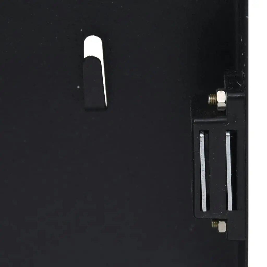 Key Box with Magnetic Board Black 35x35x5.5 cm 322777