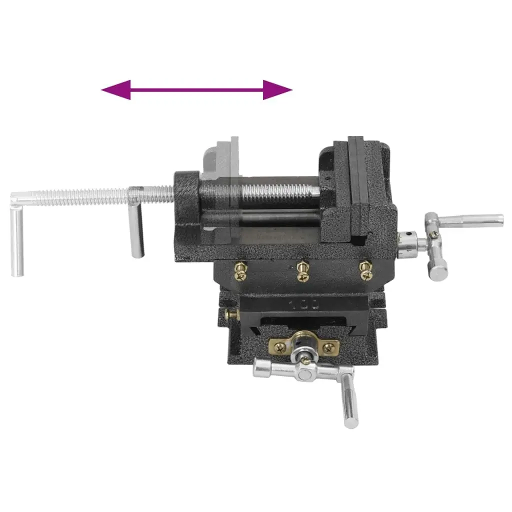 Manually Operated Cross Slide Drill Press Vice 78 mm 141312