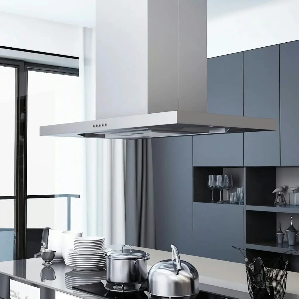 Island Range Hood 90 cm Stainless Steel 756 mÂ³/h LED 50663